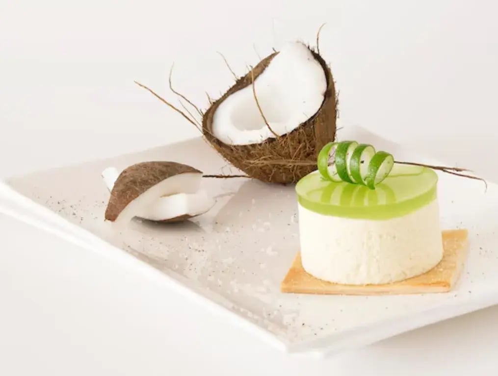 Coconut Lime Mini Cheesecake