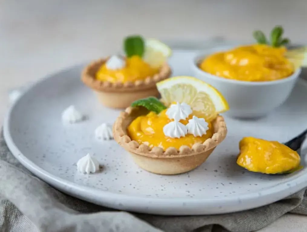 Lemon Curd Mini Cheesecake