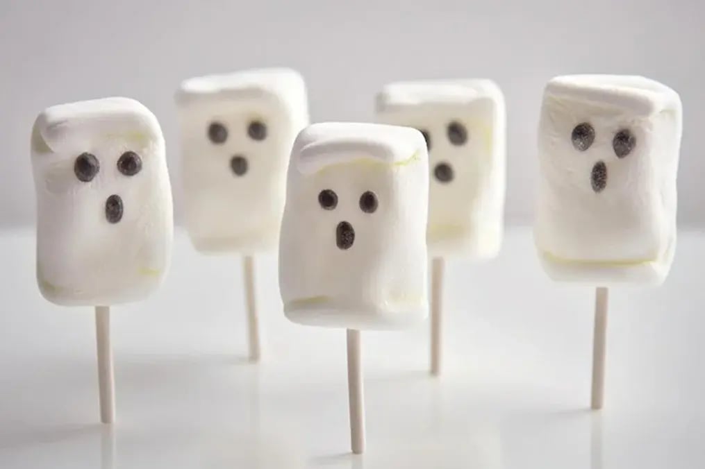 Ghostly Marshmallow Treats