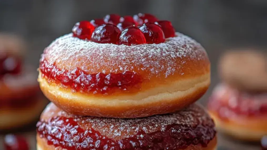 Easy To Make Recipe For Sufganiyot Or Jelly Doughnuts For Hanukkah