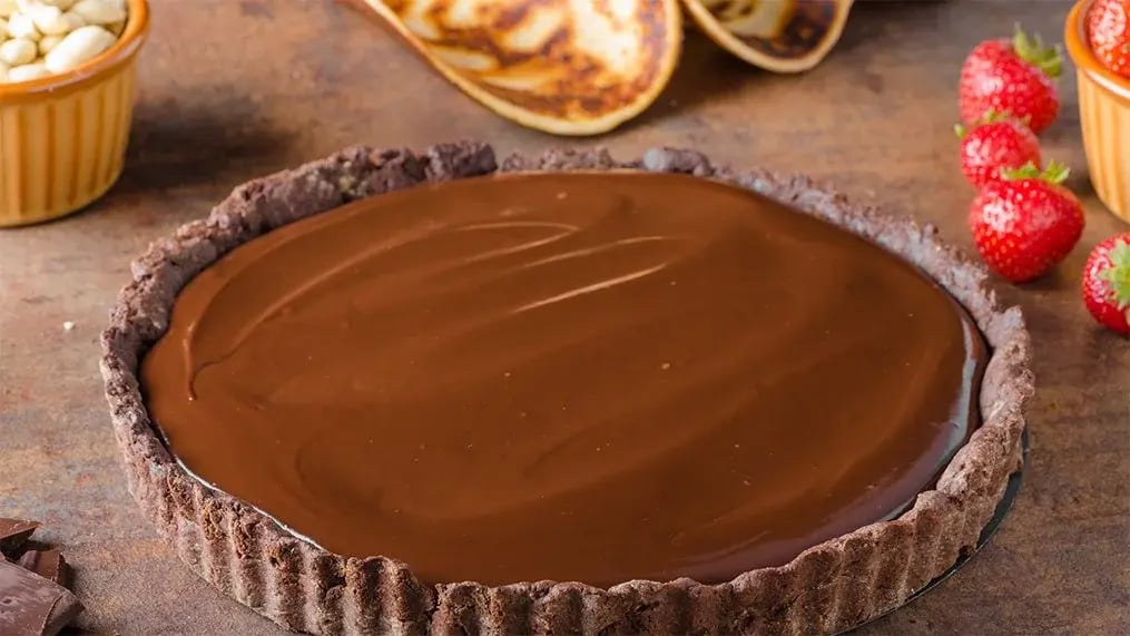 Chocolate Hazelnut Pudding Torte
