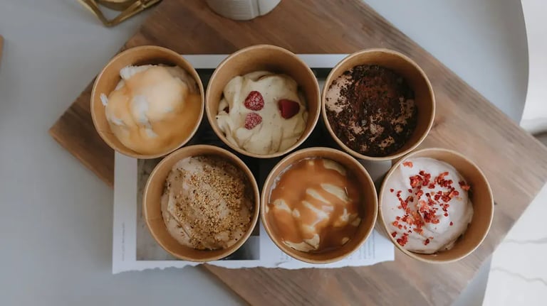 Treat yourself to delicious cookies and cream and chocolate strawberry cheesecake cups