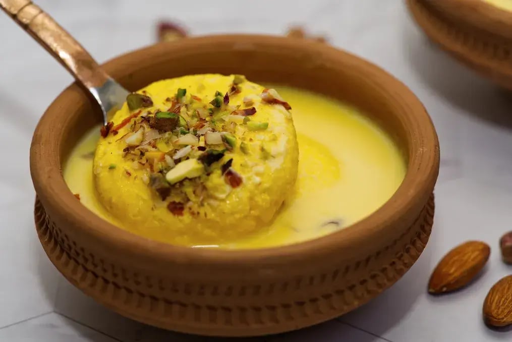 Pistachio Loaded Rasmalai