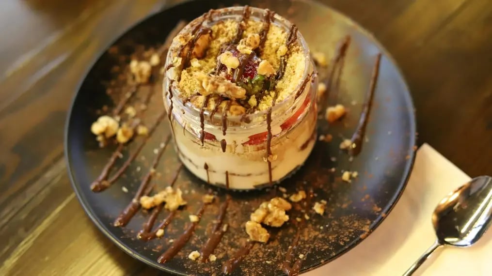 Tiranga Cheesecake Jars