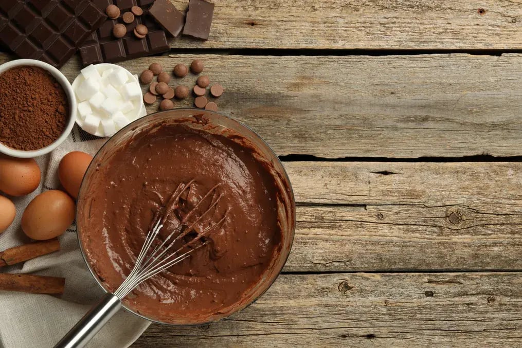 Melted chocolate
