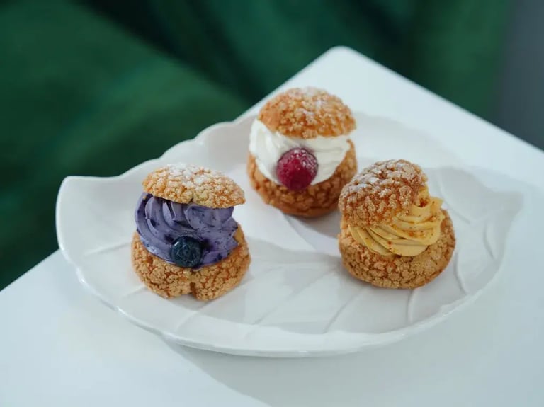 Coconut & Jaggery Choux