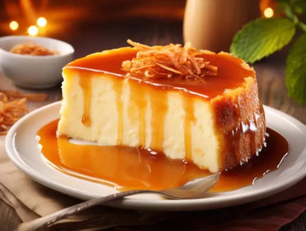 Caramel Coconut Flan