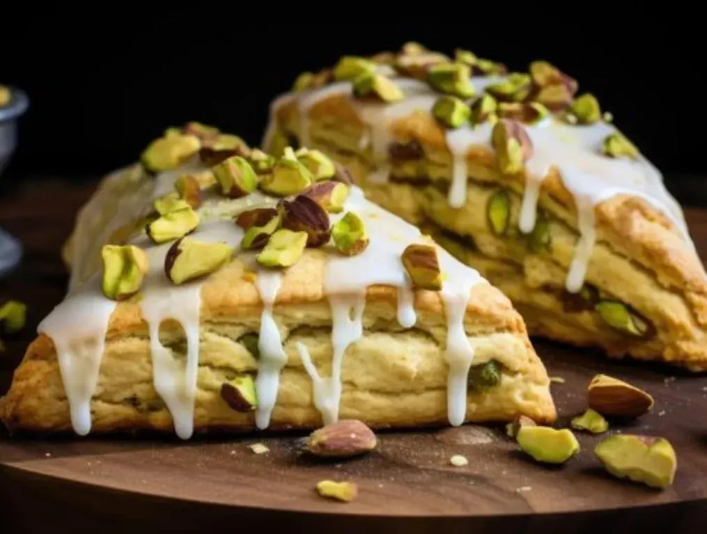 Cardamom & Pistachio Crepe Cookies