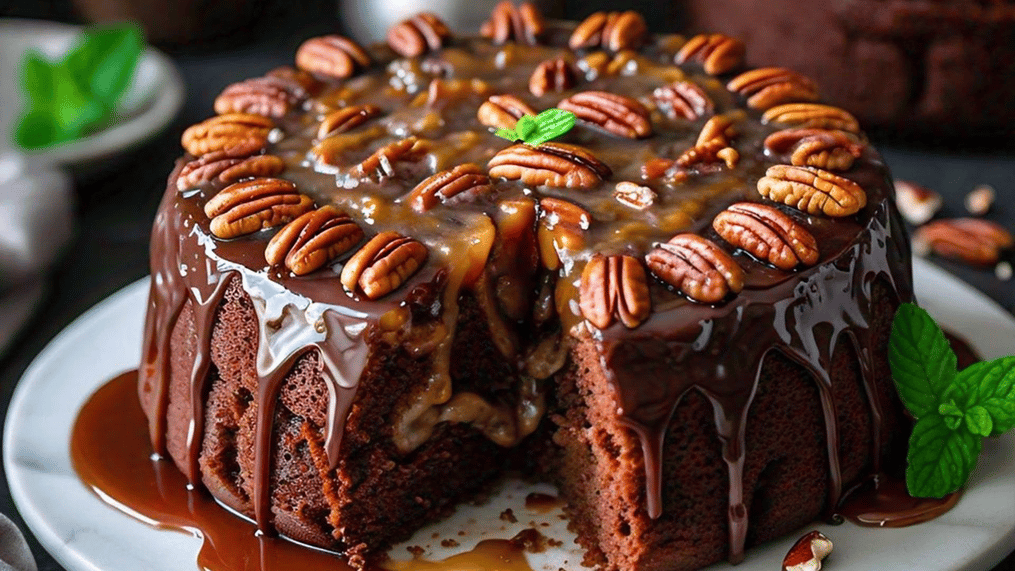 german-chocolate-upside-down-cake