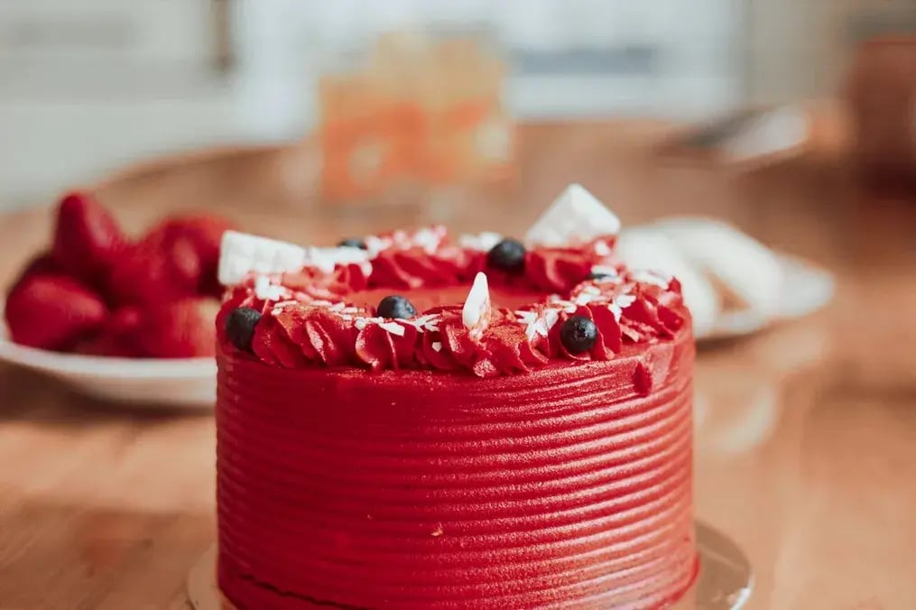 Classic Red Velvet Cheesecake