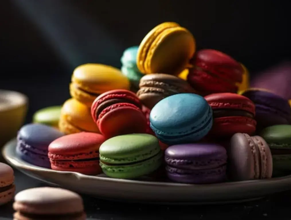 Elegant Macaron Selection Board