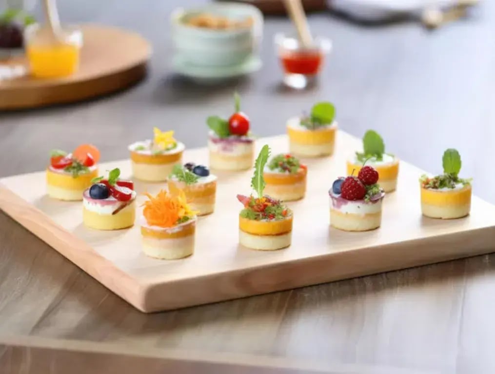 Mini Cheesecake Assortment Board