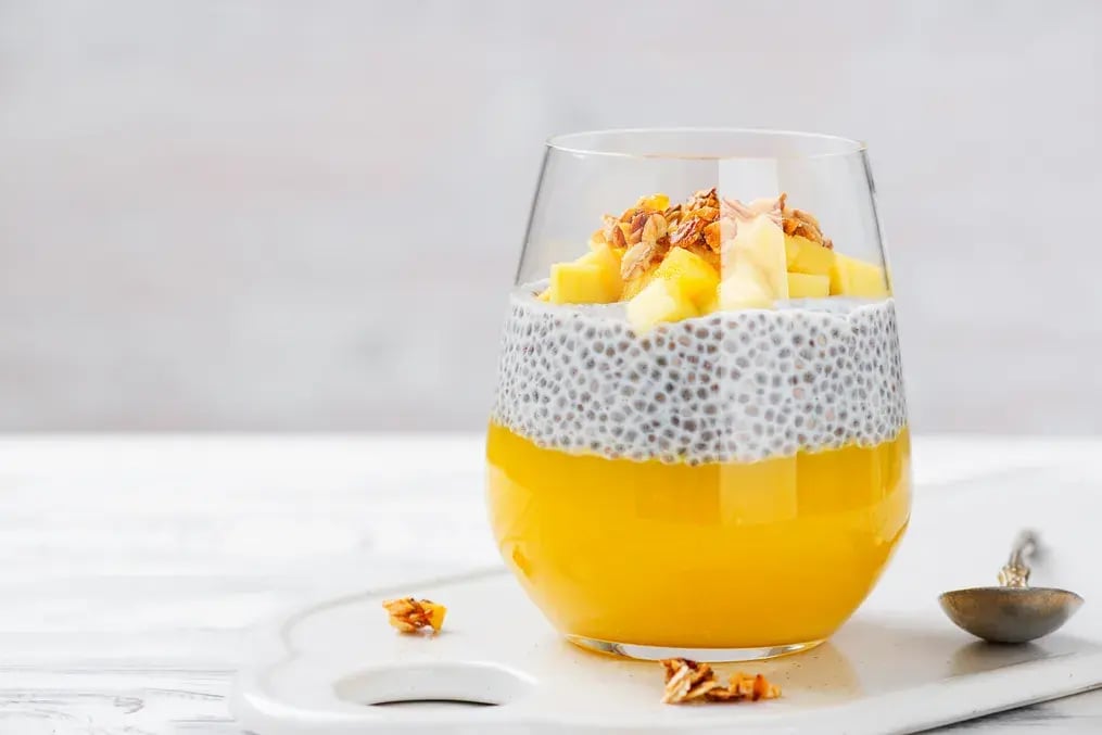 Chia Seed Coconut Pudding