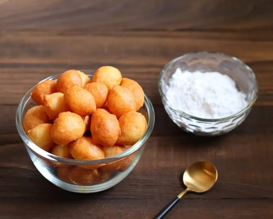 Greek Loukoumades In A Bowl