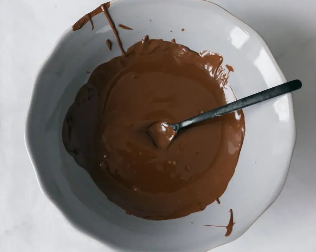 Melted Chocolate For Greek Loukoumades