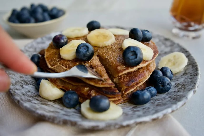 Banana Oats Pancakes