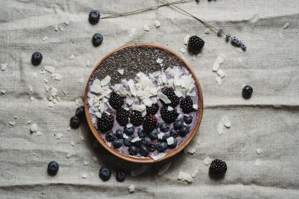Blueberry Smoothie Bowls