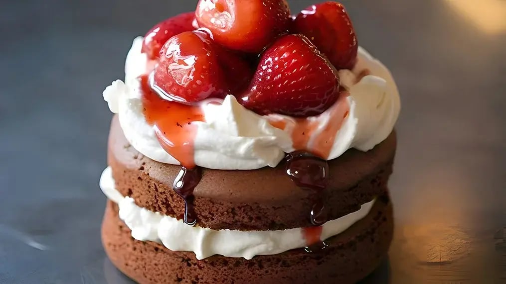 Chocolate Strawberry Shortcake