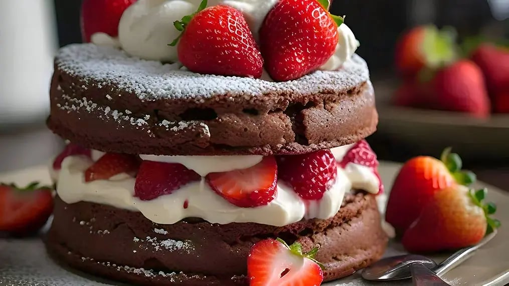 Chocolate Strawberry Shortcake