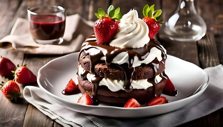 You need to try this delicious chocolate strawberry shortcake recipe!