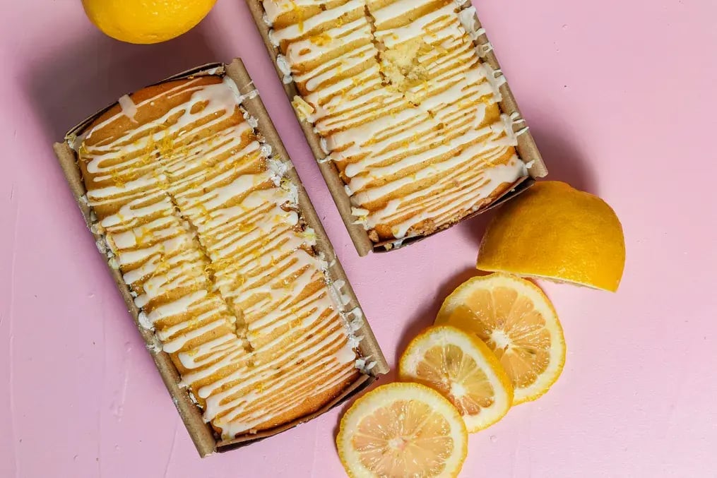 Lemon Sheet Cake Glazed