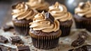 Moist Peanut Butter Chocolate Cupcakes
