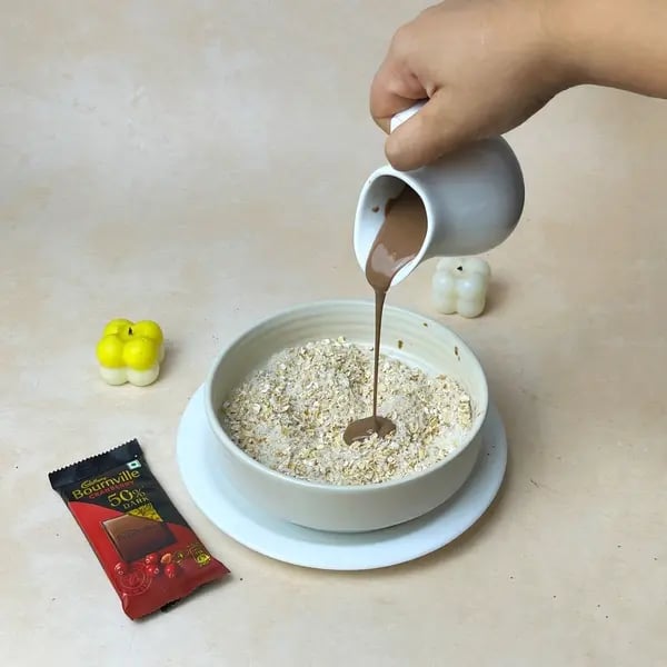 3 Ingredients Chocolate Donut - Mixing Chocolate Batter