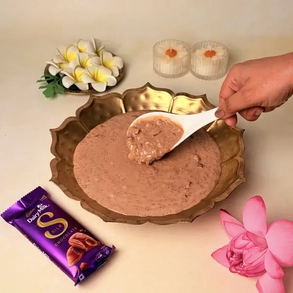 Ada Pradhaman With Cadbury Dairy Milk Silk For Onam - Serving Dish Payasam