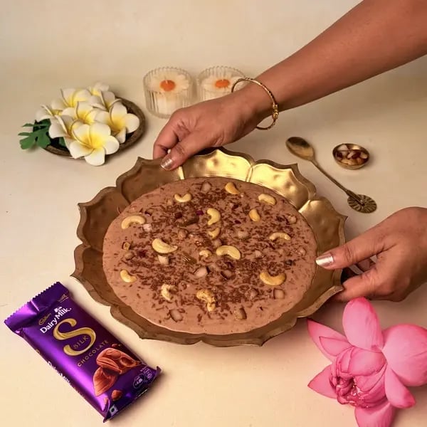 Ada Pradhaman With Cadbury Dairy Milk Silk For Onam - Garnished Dessert