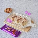 Badam Halwa with Silk Chocolate Drizzle