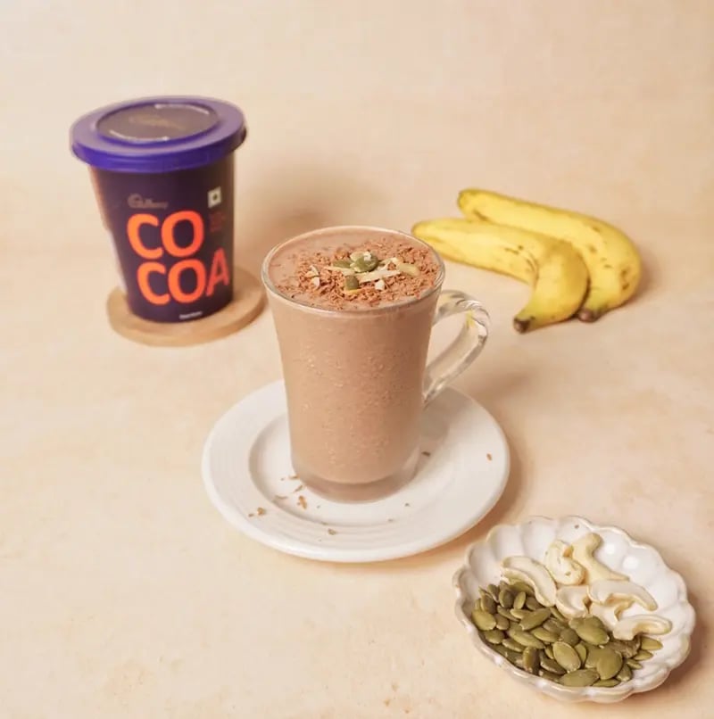 Banana and Chocolate Peanut Butte Smoothie Recipe