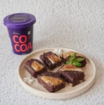 Banana Chocolate Brownies with Cashews