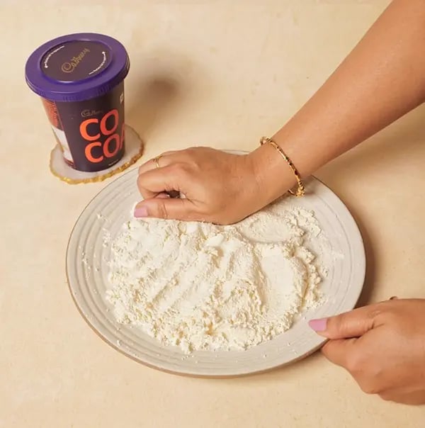 Bengali Rosogolla with Chocolate Twist-Drain the curdled milk