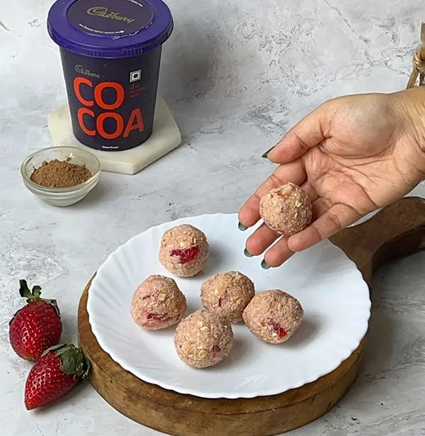 Berry Cocoa Chocolate Truffle-Scoop out small portions