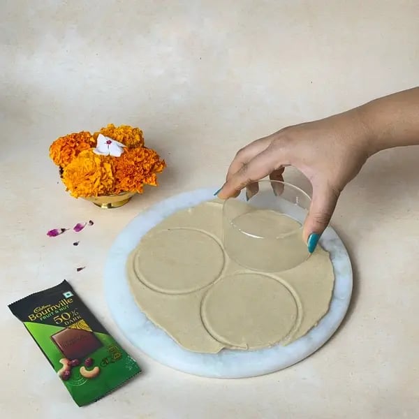 Beyond Ukadiche, Try This Easy Dairy Milk Stuffed Fried Modak Recipe - Cutting Dough Discs