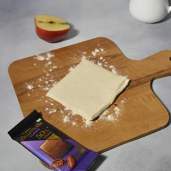 Bournville Apple Rose Pastry - Take a pastry sheet
