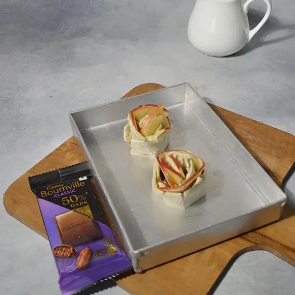 Bournville Apple Rose Pastry - Bake at 375