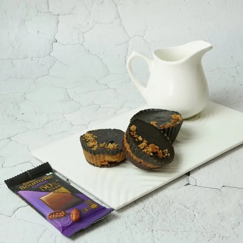 Bournville Biscuit Fudge Cup Recipe