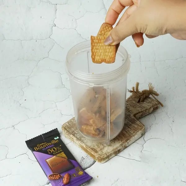 Bournville Biscuit Fudge Cup - Break the Biscoff biscuits