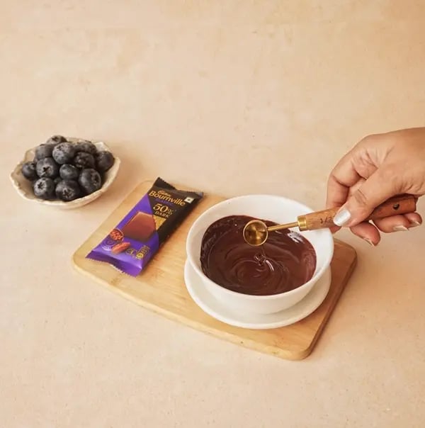 Bournville Blueberry Treats-Incorporate a small amount of coconut oil