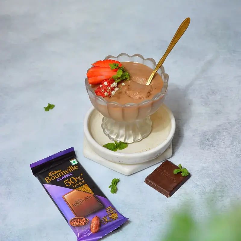 Bounville Cashew Chocolate Mousse  Recipe