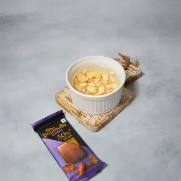 Bournville Cashew Chocolate Mousse - Soak ½ cup cashews