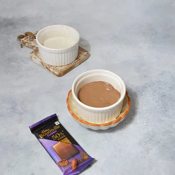 Bournville Cashew Chocolate Mousse - Make smooth liquid