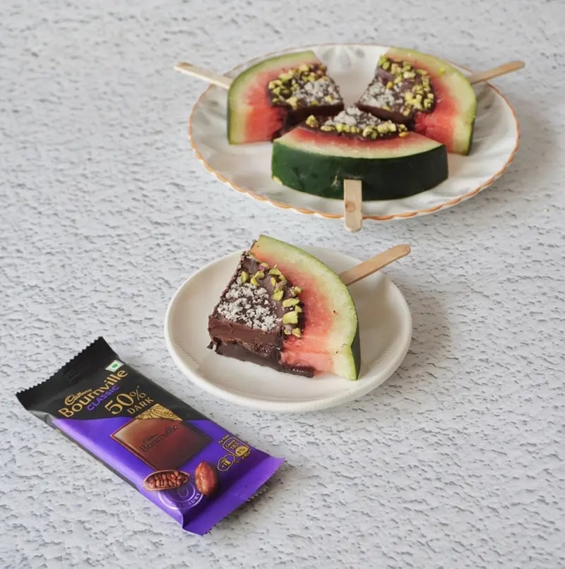 Bounville Chocolate and Watemelon Lollipops Recipe