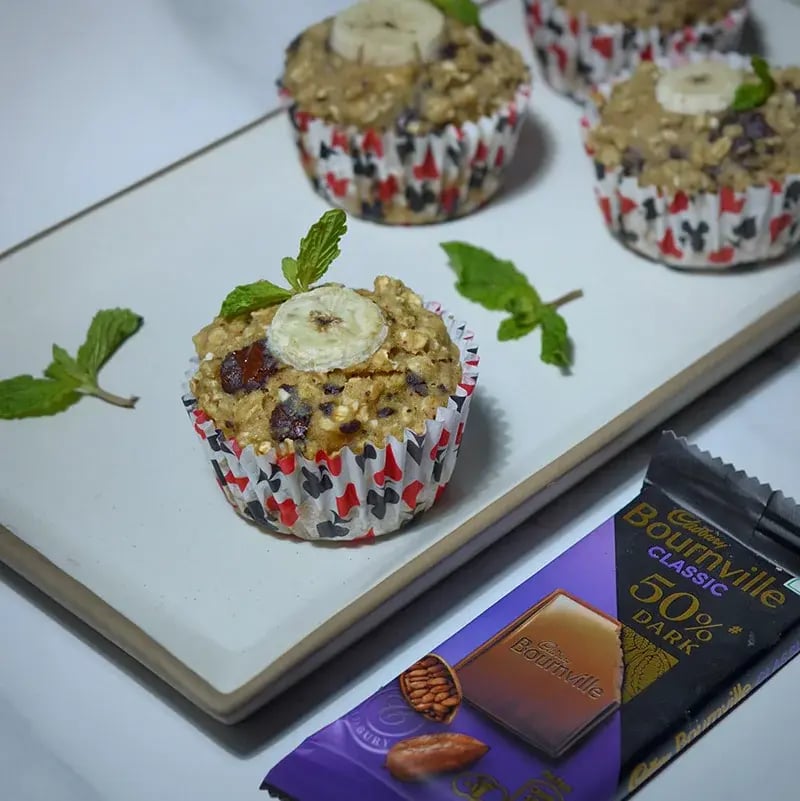 Bounville Chocolate Banana Cupcakes Recipe
