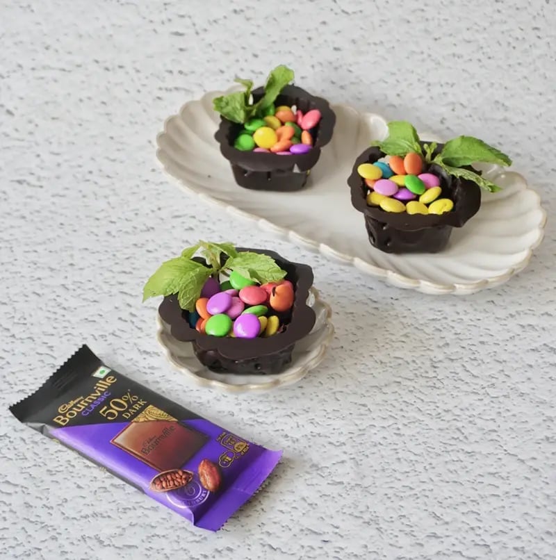 Bounville Chocolate Baskets Recipe