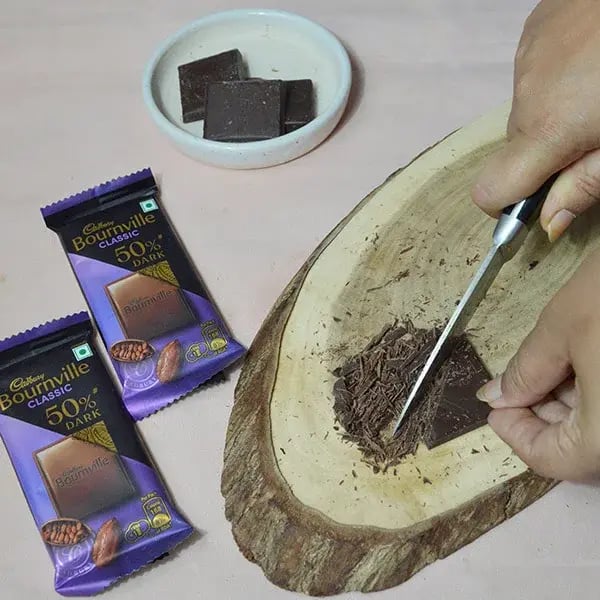 Bournville Chocolate Chia Ice Cream - Chop Cadbury Bournville