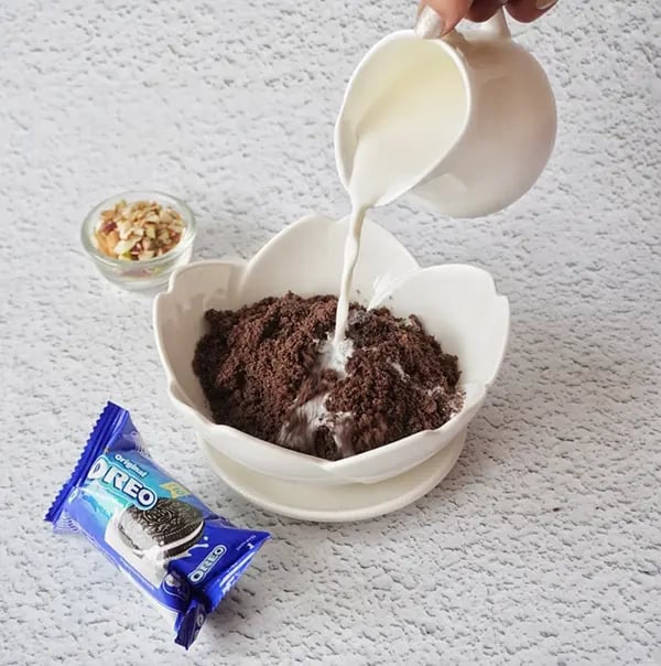 Bournville Chocolate Coated Oreo Candies - Add a splash of milk
