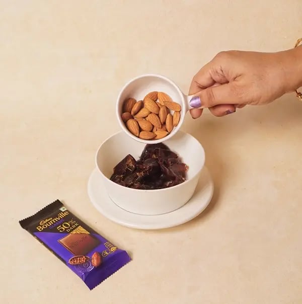 Bournville Chocolate Coated Paan Truffles-In a blender or food processor