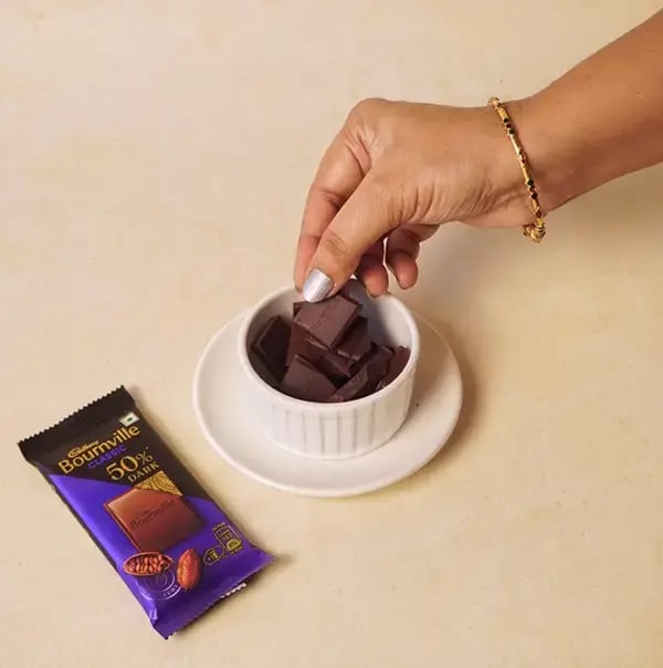 Bournville Chocolate Coated Tricolor Delight Cookies - INDEPENDENCE DAY - Break the Cadbury Bournville Chocolate